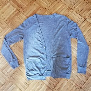 American Apparel cotton jersey cardigan